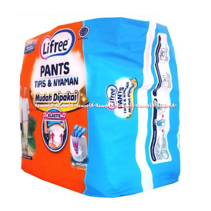 Lifree Pant Titpis Nyaman XL 3 Popok Celana Diapers Dewasa Life Free Liffree XL3 Orang Tua Life Free Diaper Orang Tua Lansia Extra Large 3pcs