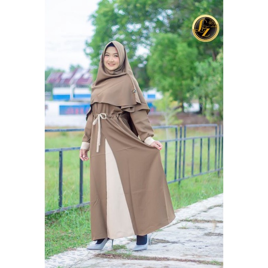 GAMIS SYARI HANA SET ORIGINAL BY LZ HIJAB COLLECTION