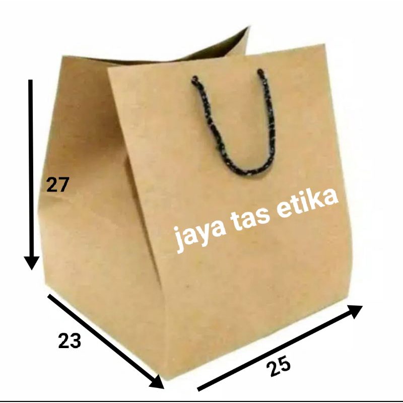 paperbag dus nasi 22x22, kotak kue (25.23.27)