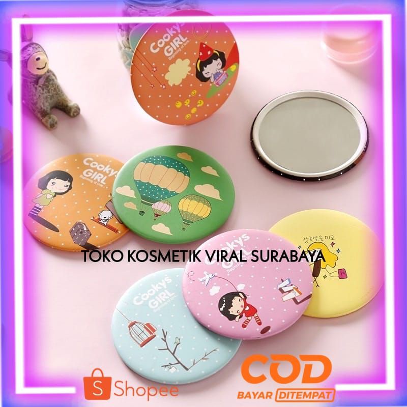 CERMIN BULAT MINI PORTABLE