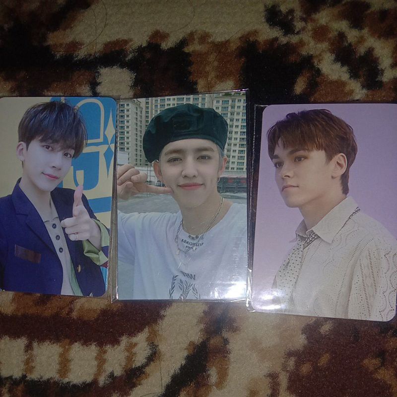 PHOTOCARD BENEFIT INTERPARK SCOUPS HANGGARAE, PC JEONGHAN, BENEFIT KTOWN VERNON