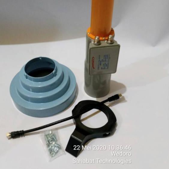 ✦ Kirim Langsung ✦ LNB Combo C KU Band Complete CSR Dan Bracket Ready warna Orange >>