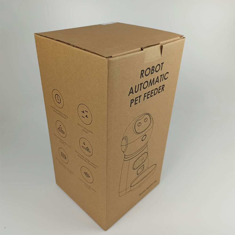 Tempat Makan Hewan Anjing Kucing Otomatis Automatic Pet Food Dispenser 3.5L - RobPAF-35L - White