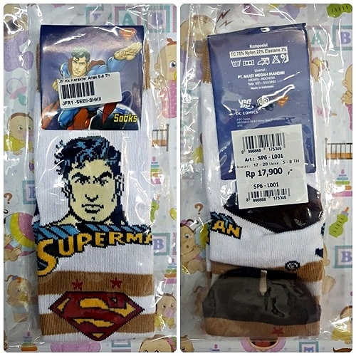 KAOS KAKI ANAK SUPERMAN DC COMICS ORIGINAL GROSIR