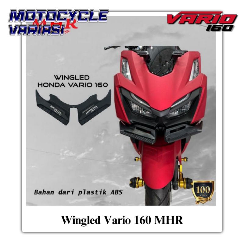 Winglet Honda Vario 160 Model Moto GP ABS Plastik MHR