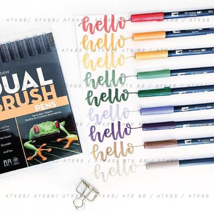 

Tombow Dual Brush Pen Set 10 - Secondary Palette