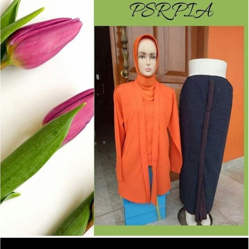 psr pia satu stel dan jilbab, ukurannya s smp xl pakai puring,xxl keatas harga beda