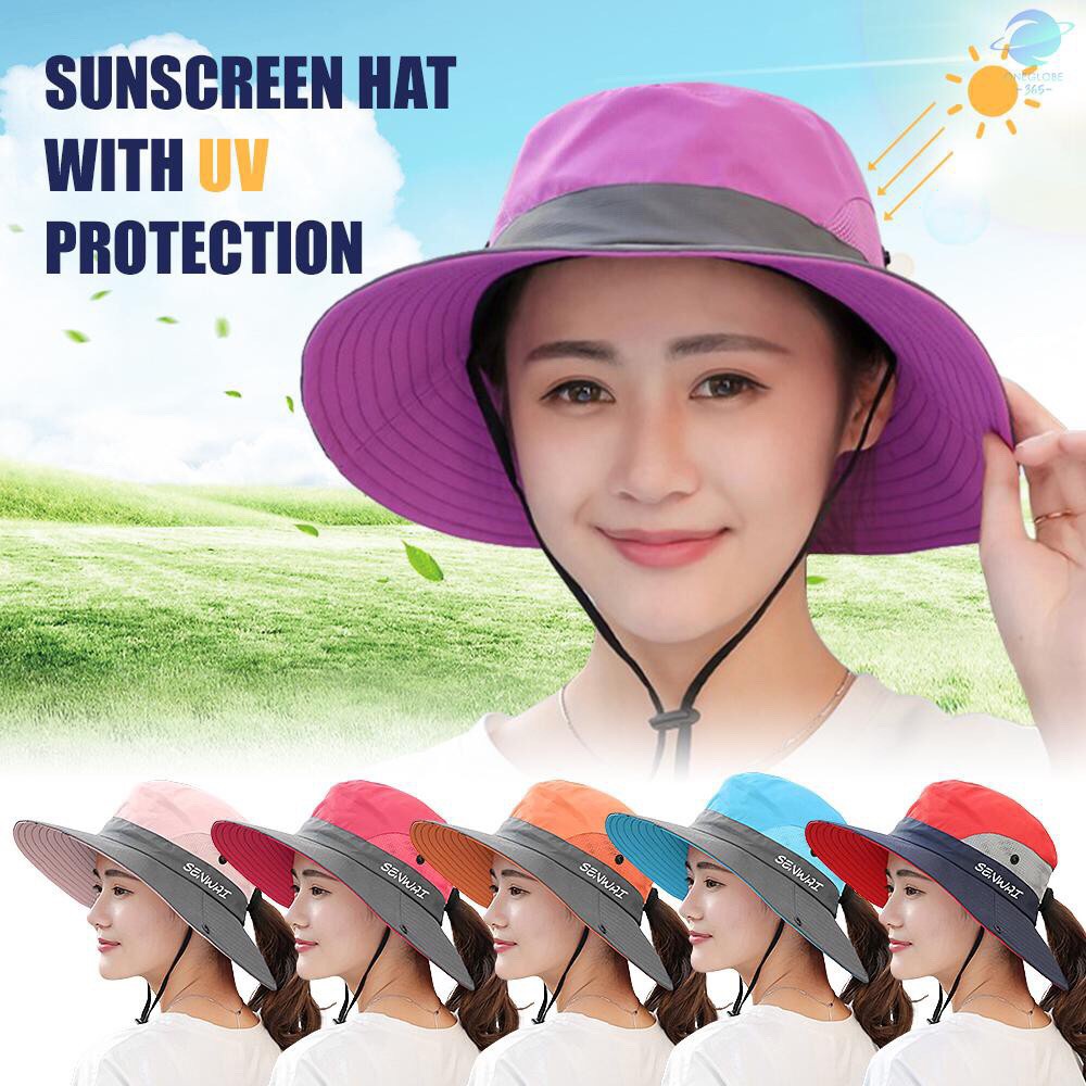 Topi Pantai Anti Ultraviolet Untuk Wanita