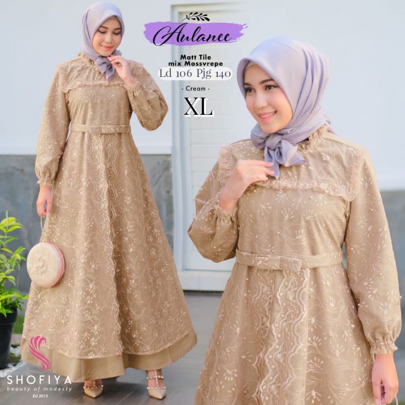 BAJU PESTA/GAMIS PESTA/GAMIS KONDANGAN TERBARU  ARLANEE BY SHOFIYA