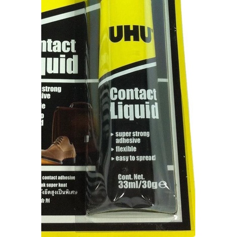 

♂ Lem UHU Kuat Contact Liquid 33 ml ( Utk Sepatu & Tas ) - Per Pc ✬