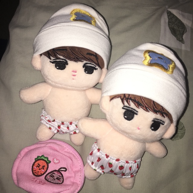 exo doll made by fansite ( sehun & kai ) 15cm