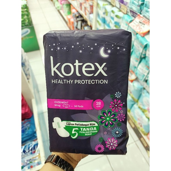 Kotex Healthy Protection Overnight 28 cm 14s