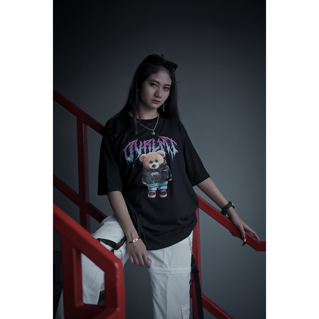 OVERLIMIT TEDDY METAL T-SHIRT OVERSIZE | KAOS OVERSIZE | STREETWEAR