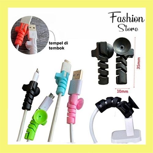 FS PELINDUNG UJUNG KABEL SPIRAL / CABLE PROTECTOR / PELINDUNG KABEL MURAH / Cable Protector Spiral / Pelindung Ujung