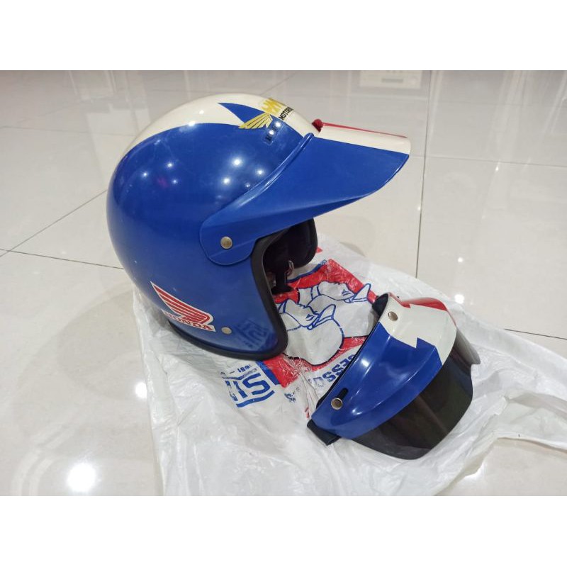 helm hmc honda motorbike club original federal gl100 gl125 cb100 cb125 c70 honda xl125 xl100
