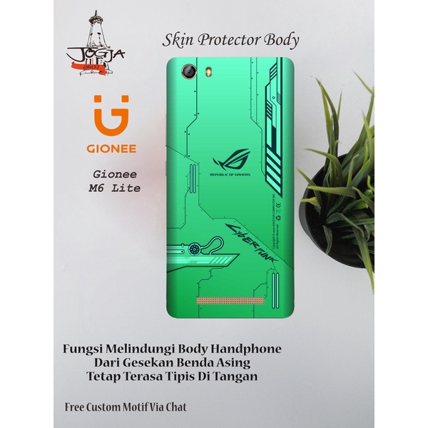 Dapat 2pcs Garskin Gionee M6 Lite motif rog 3 - Free Custom Motif