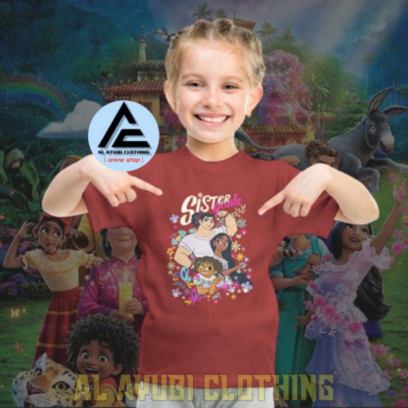 Kaos Anak Encanto Disney Kartun / T-Shirt Anak ENCANTO DISNEY KARTUN