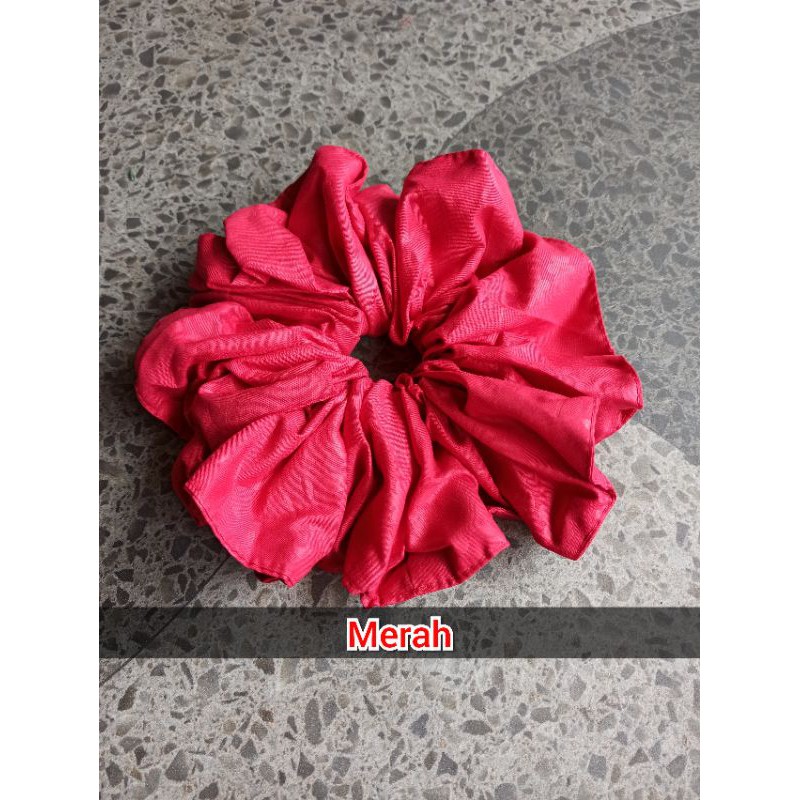 ikat rambut scrunchie jumbo kuncir rambut produsen scrunchie