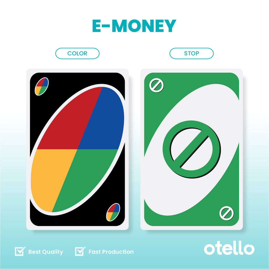 Kartu eMoney Uno e-Money Card eToll Mandiri Lucu Games Unik Keren Permainan