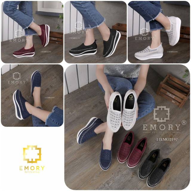 Sepatu wanita Emory Marthenna Series 11EMO2197. SEPATU WEDGES WANITA IMPORT BATAM ORIGINAL BRAND