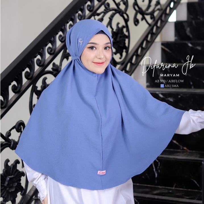 DIFARINA JUMBO MARYAM by abika hijab bahan airflow premium