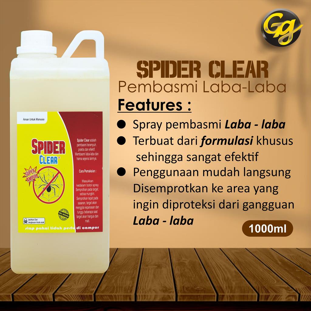 SPIDER CLEAR 1000 ML PEMBASMI LABA LABA INSEKTISIDA