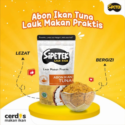 

Abon Ikan Tuna Sipetek cocok untuk MPASI tanpa msg dan pengawet 30gr Sehat Praktis Halal MUI