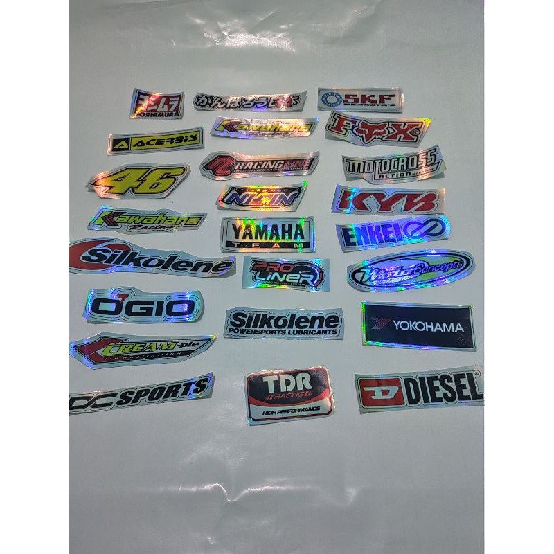 

Stiker hologram cutting print murah langsung tempel