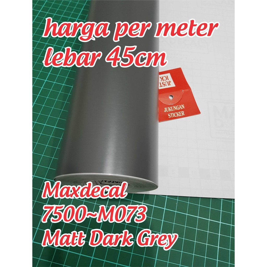 Sticker Maxdecal Matt - Sticker Matte - Doff Skotlet Max decal Dop - Dark Grey - M073