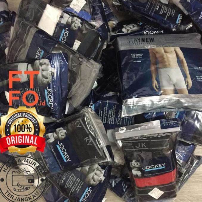 Boxer Pria Size S M L Xl Xxl Celana Dalam Boxer Brief Underwear Jockey