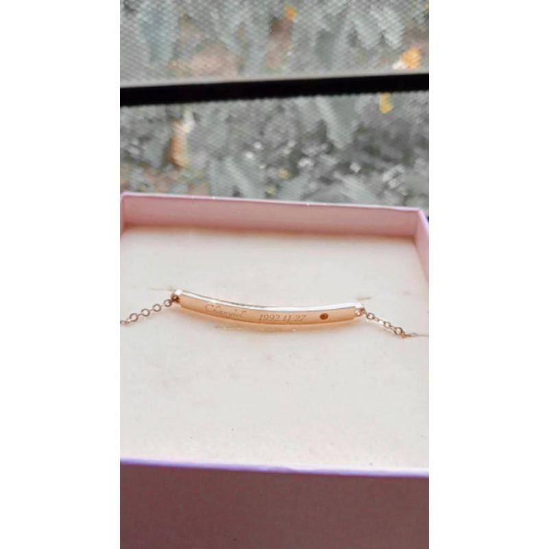 BRACELET CHANYEOL BIRTHDAY OFFICIAL SM ENT