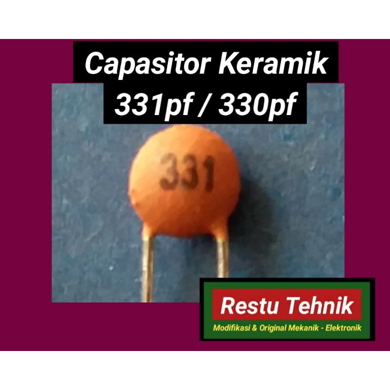 330pf capasitor keramik 331pf Kapasitor kramik