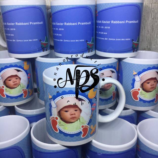 Mug Custom, Gelas Sablon, Mug Hadiah Wisuda