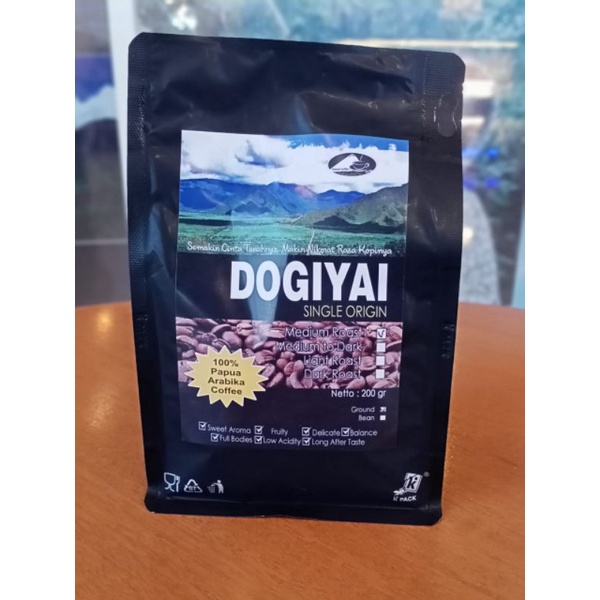 

Kopi Bubuk Arabika Dogiyai Papua 200gr | Enauto Coffee
