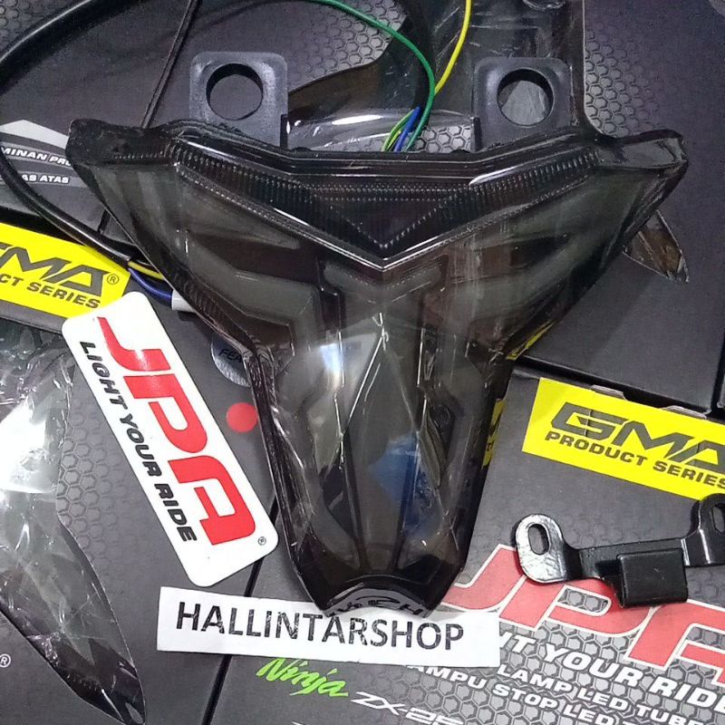 Lampu Stop Stoplamp Stop Lamp Zx25R Ninja 250 FI New 2018 Z1000 Original JPA Lampu Belakang Lampu Rem Ninja ZX