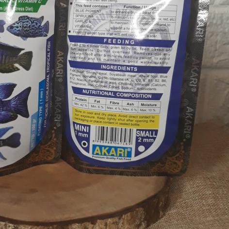 AKARI PREMIUM BLUE CICHLID TROPICAL 100GR