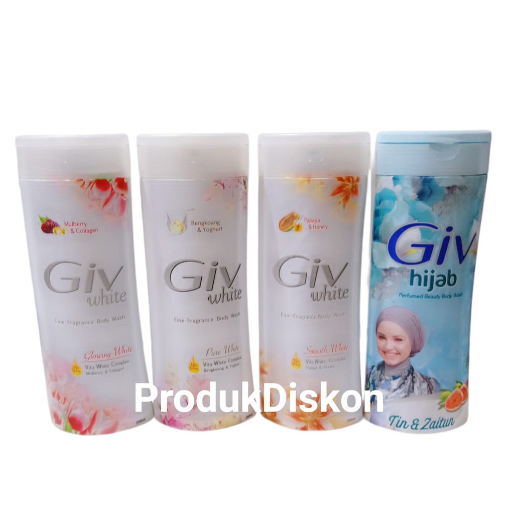 GIV Body Wash Botol 250ML - Body Foam