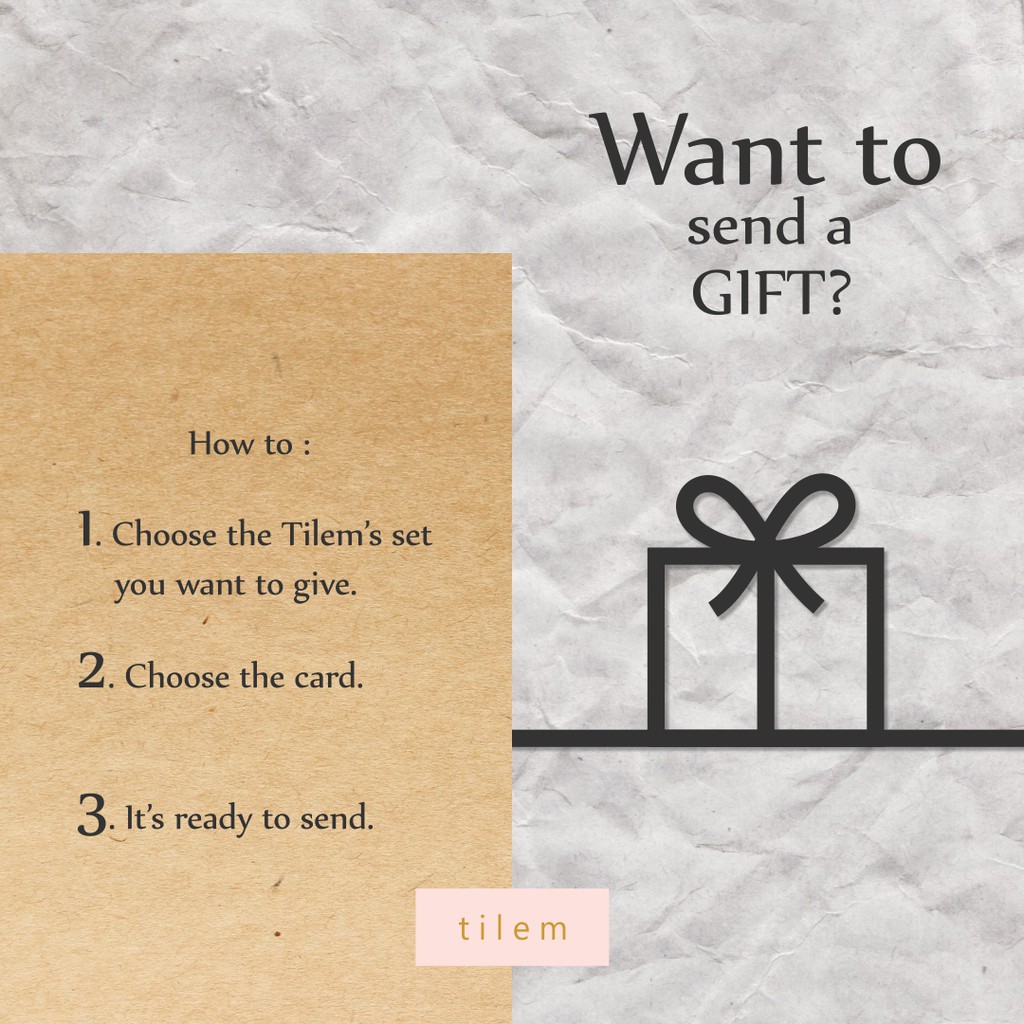 

TILEM'S Gift Box Package (Tidak termasuk Tilem Set)