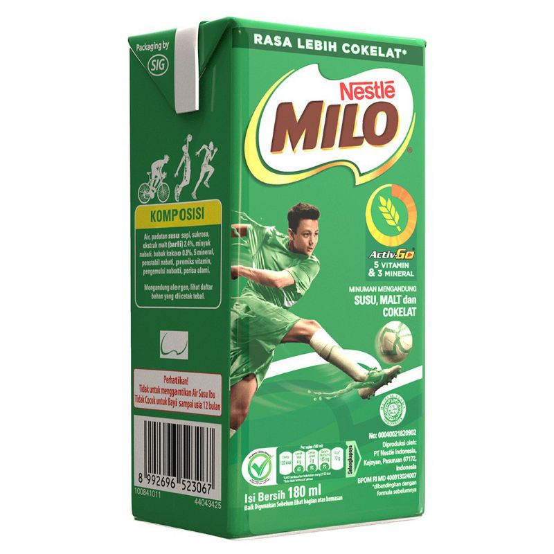 

Milo ActivGo Netto 180 ml