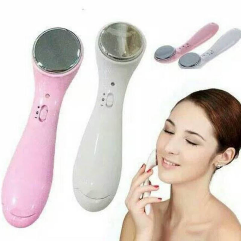 BISA COD PROMO Alat Setrika Wajah / Alat Pemijat Kulit Wajah dan Leher - ION FACE MASSAGER  - Random