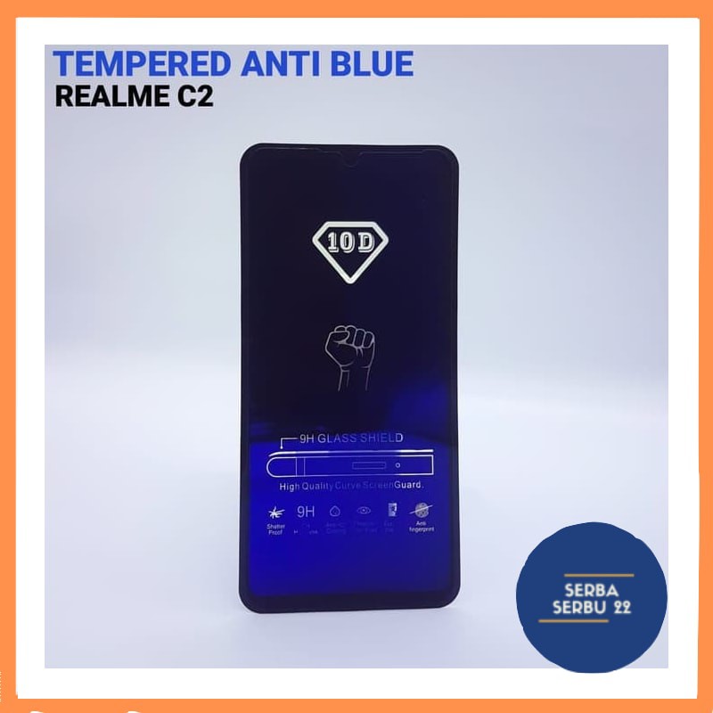 Tempered glass 10D REALME C12, 5i, C1, C15, C11, X2 PRO,  C2, C3, 3 PRO full screen premium [SS]