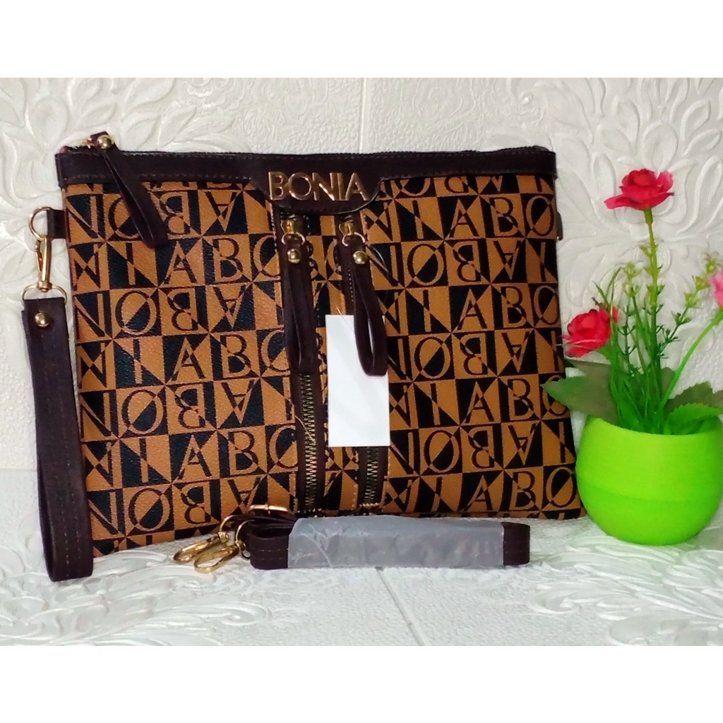 Tas Clutch BONIA Res 2 Tas Selempang Wanita Import Tas Batam Tas Import Simple Elegan Tas Tangan