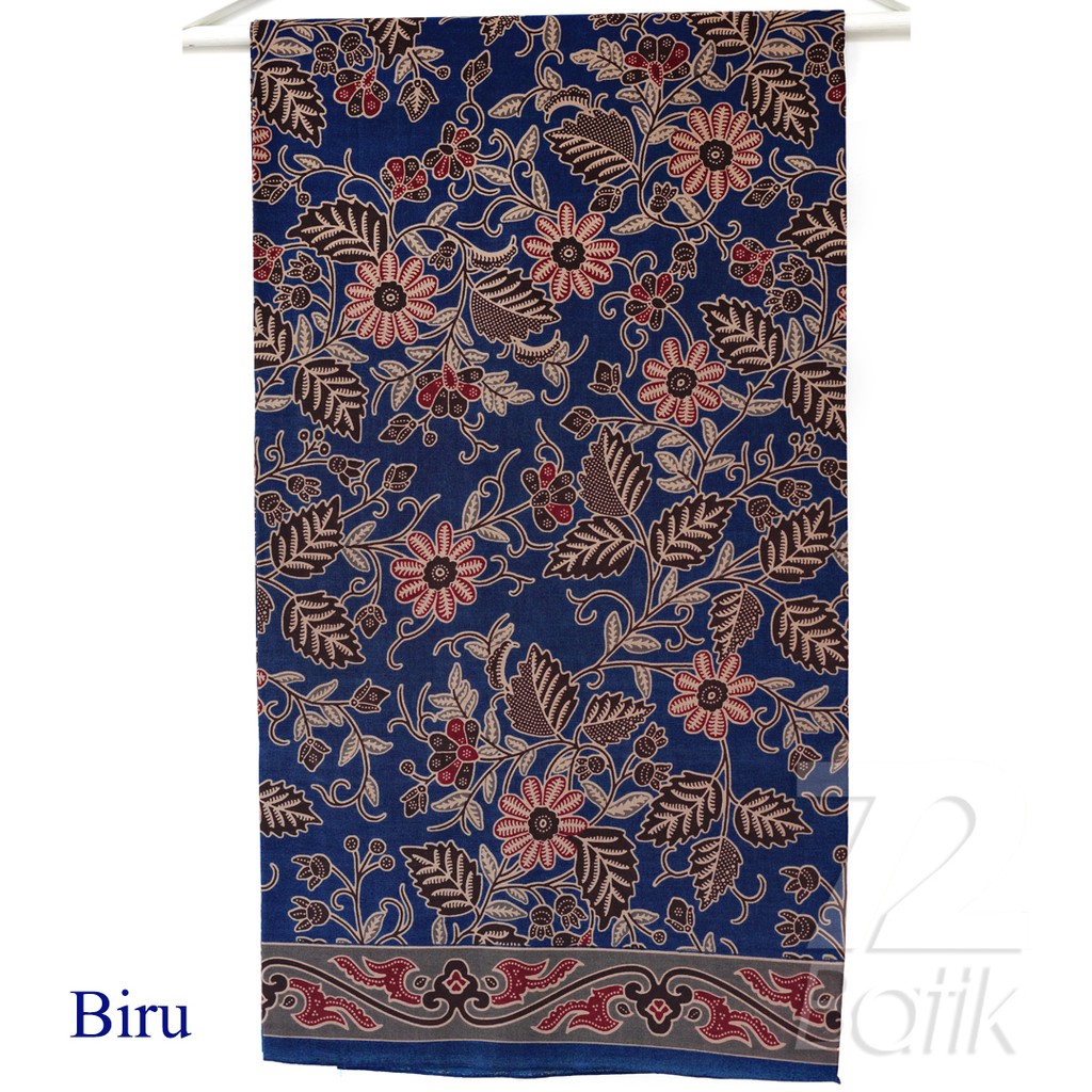 KAIN BATIK PREMIUM Bahan Katun Motif Sekar Maruto Warna Biru Tua Dongker Dark Blue 728371 Cap 72 Jarik Jarit Samping Kebat Panjang Batik Katun Modern Premium Bahan Seragam Batik Pernikahan Kantor Keluarga Murah Kamen Jadi Batik Bali Lembaran