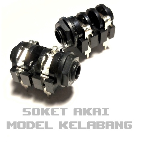Soket Microphone Soket akai hitam 6,5mm