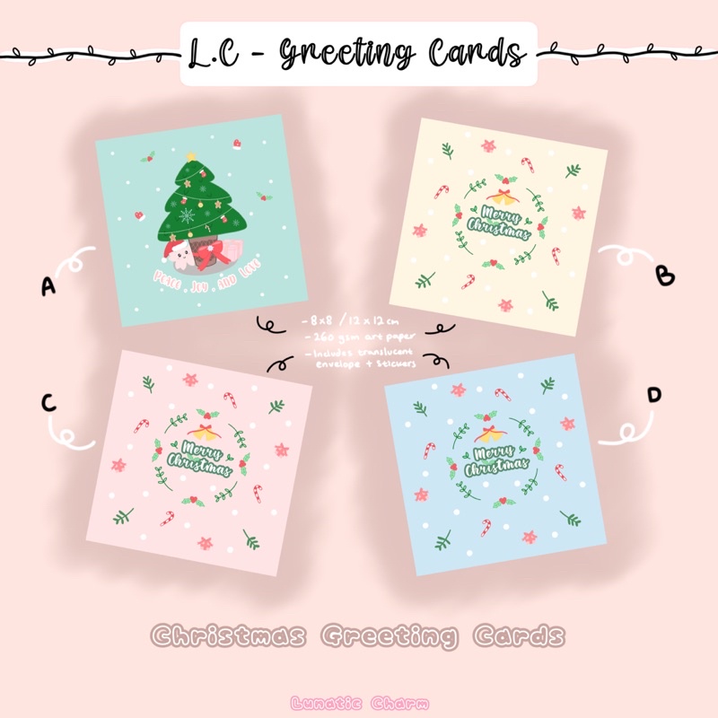 

[L.C] Christmas greeting cards kartu ucap by jace_ang