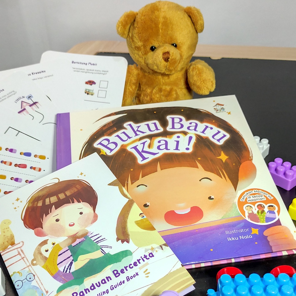 Buku Tiktik | Buku Baru Kai! | Buku Anak | Lift The Flap | FREE Panduan Membaca + Wipe n Clean Worksheet-1