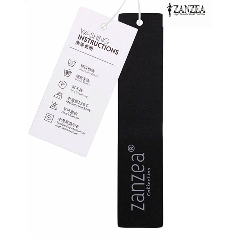 ATASAN CEWEK MURAH GRATIS ONGKIR SELURUH INDONESIA QSAA/ ZANZEA Blus V-Neck Lengan Panjang Motif