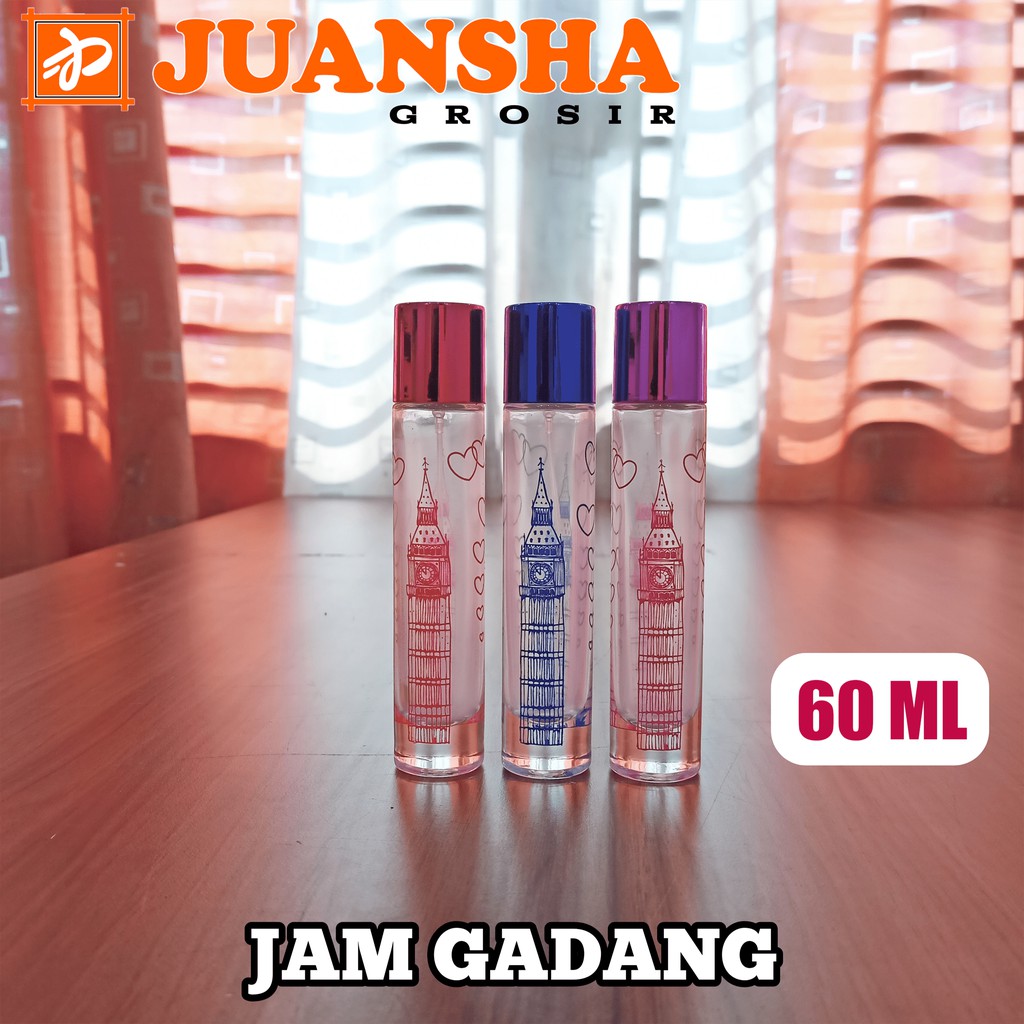 BOTOL PARFUM || JAM GADANG || 60ML SPRAY || DRAT || BOTOL PARFUME
