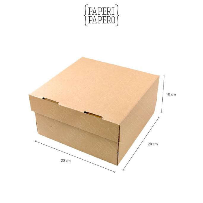 

Cake Box - Kotak / Dus / Boks Kue Bolu (20 X 20 X 10 Cm )