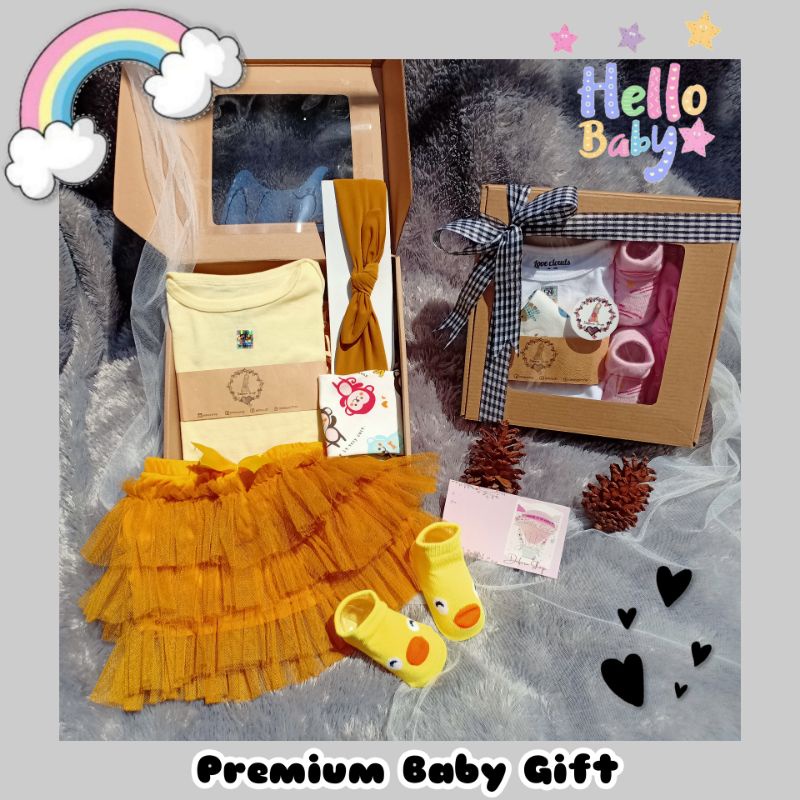 Hampers Bayi / Hampers Baby / Hampers Baby New Born  / Hampers Baby Premium / Kado Bayi New Born / Baby Gift / Hampers Bayi Murah-B3 (Kuning)